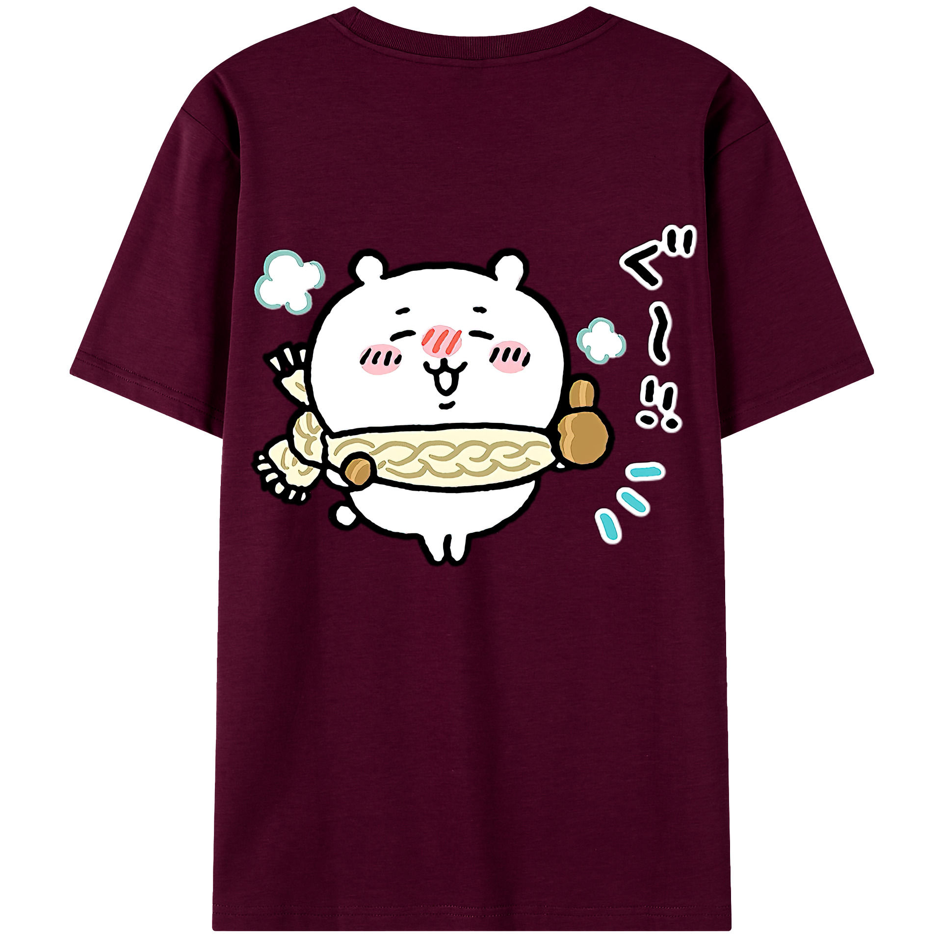 （画像用） ちいかわ ちいかわ Chii-kawa chiikawa レディース半袖Tシャツ(バックプリント)